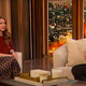 Drew Barrymore talking to Dylan Farrow